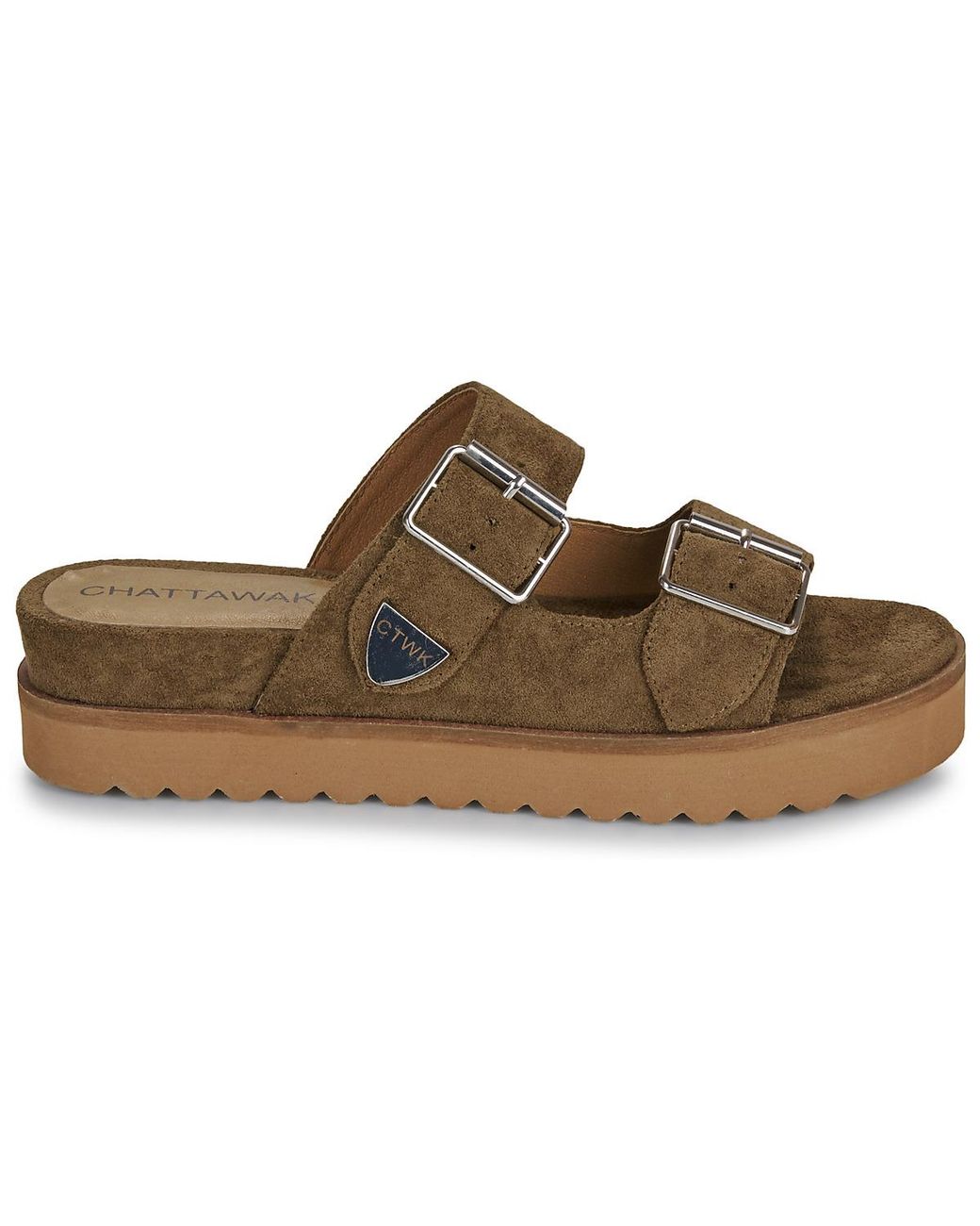 Chattawak Brown Mules / Casual Shoes Cabrales