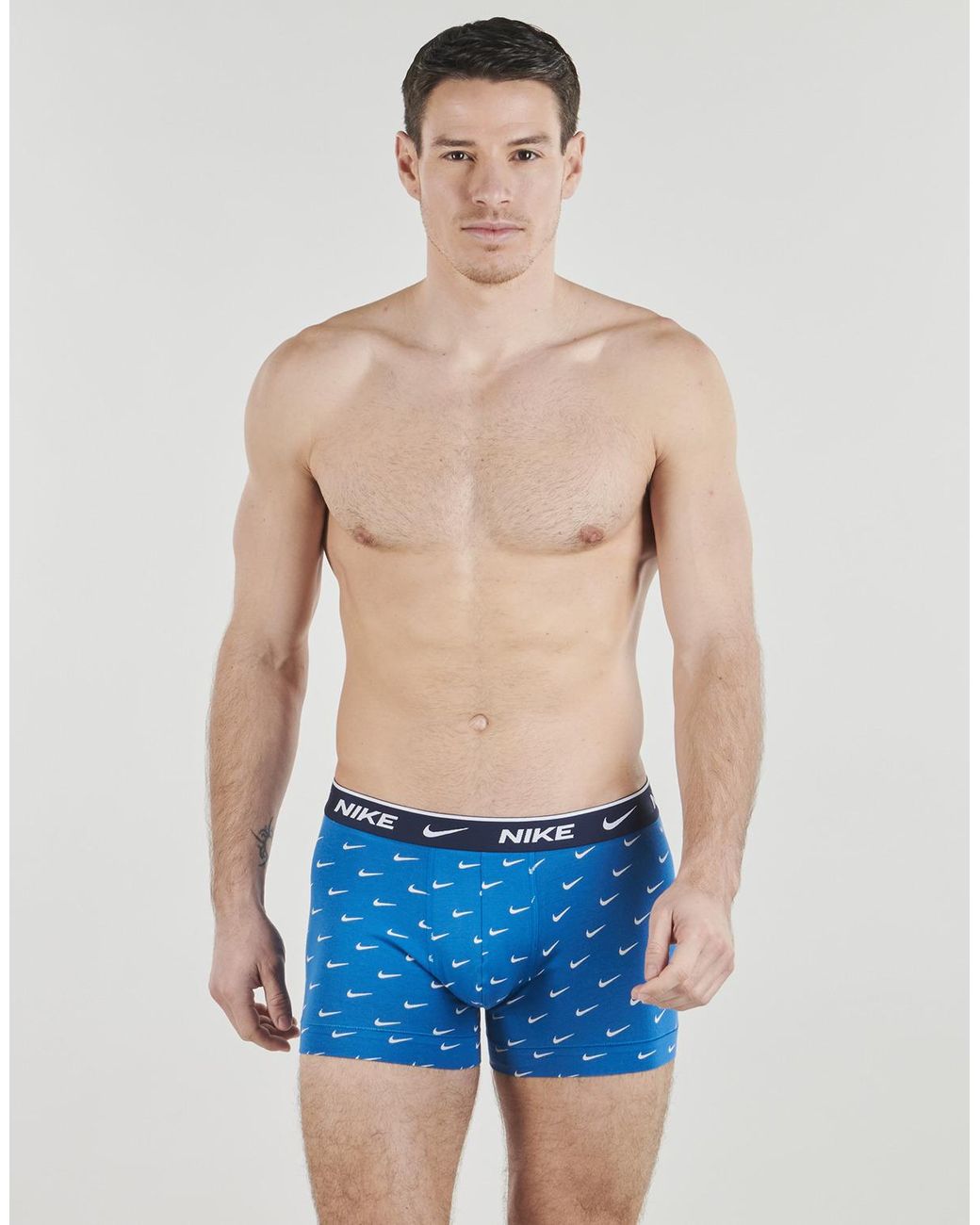 Nike Blue Boxer Shorts Cotton Trunk Strc X3 for men