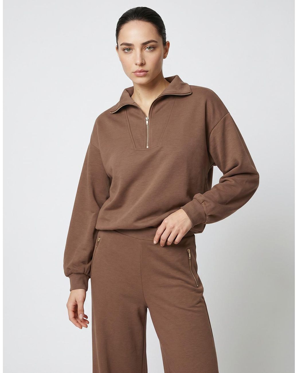Les Petites Bombes Brown Sweatshirts Pierina