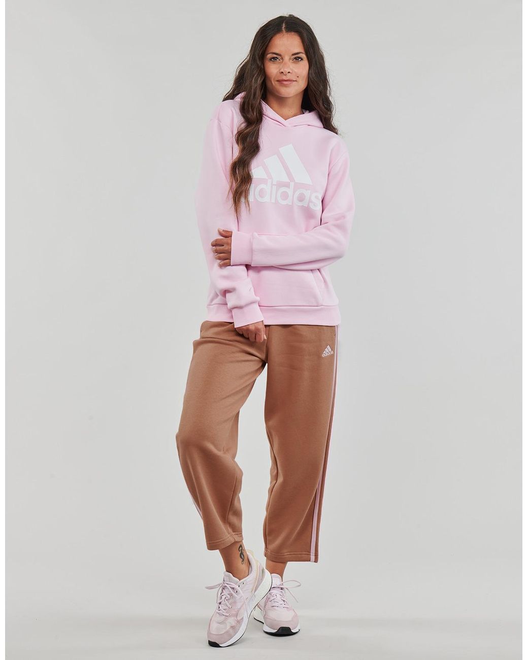 Adidas Brown Tracksuit Bottoms 3s Fl Oh Pt