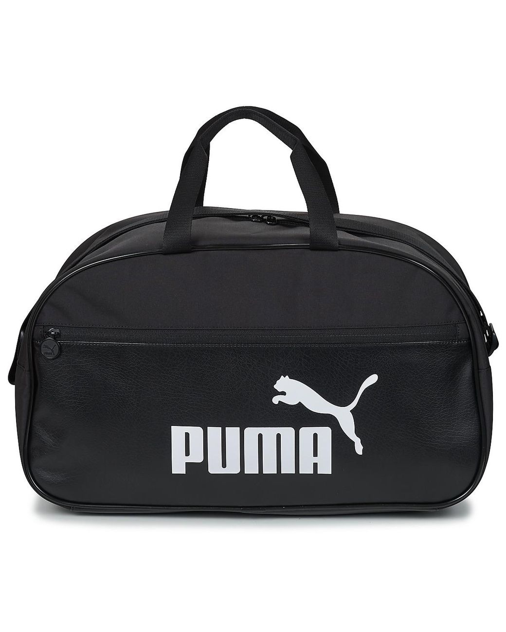PUMA Black Sports Bag Campus Grip Bag