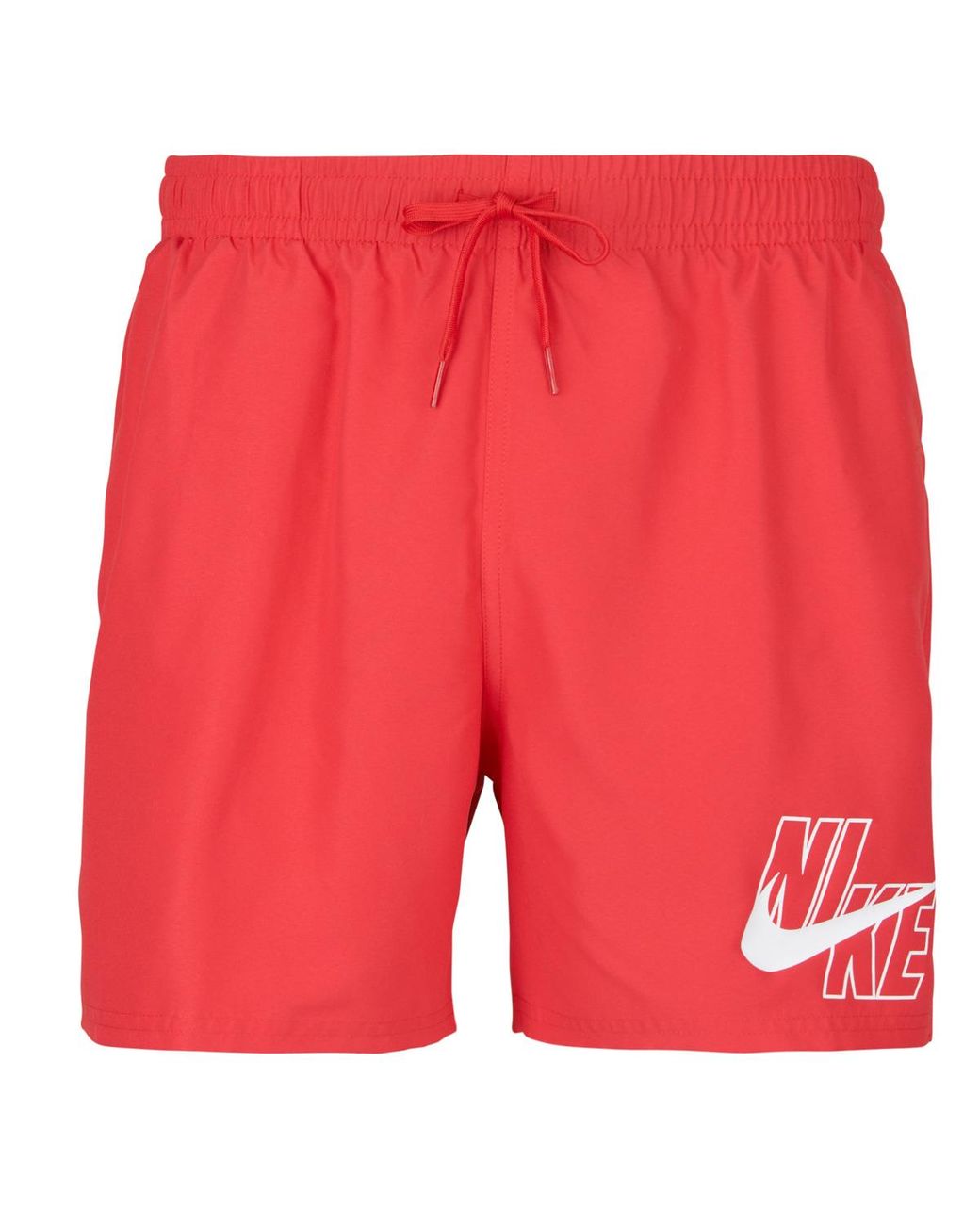 Nike Red Trunks / Swim Shorts 5'' Breaker Logo for men