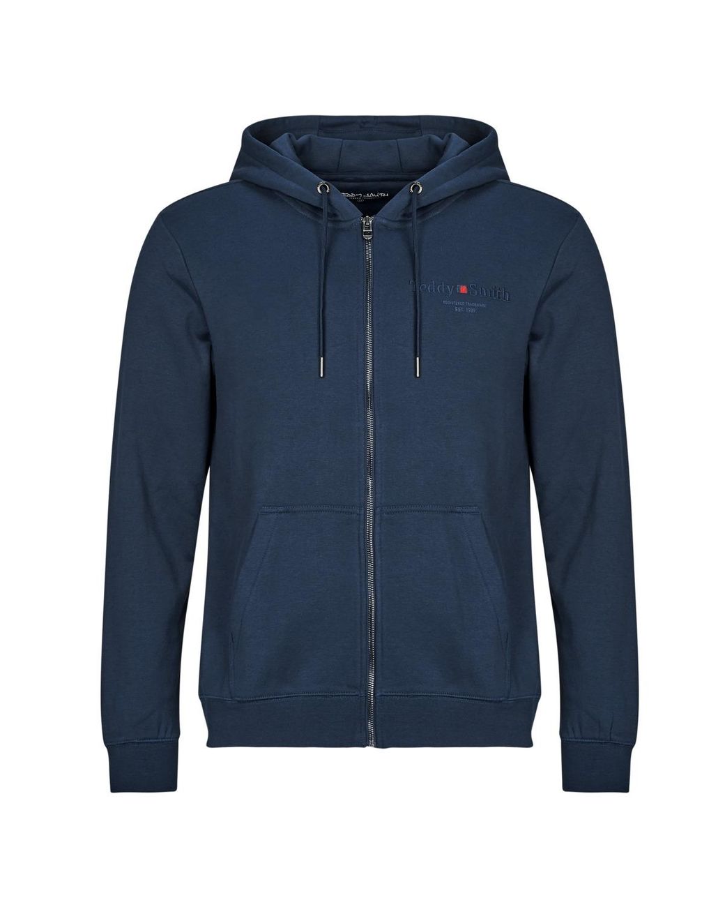 Teddy Smith Blue Hoodies Giclass Jim Hz for men