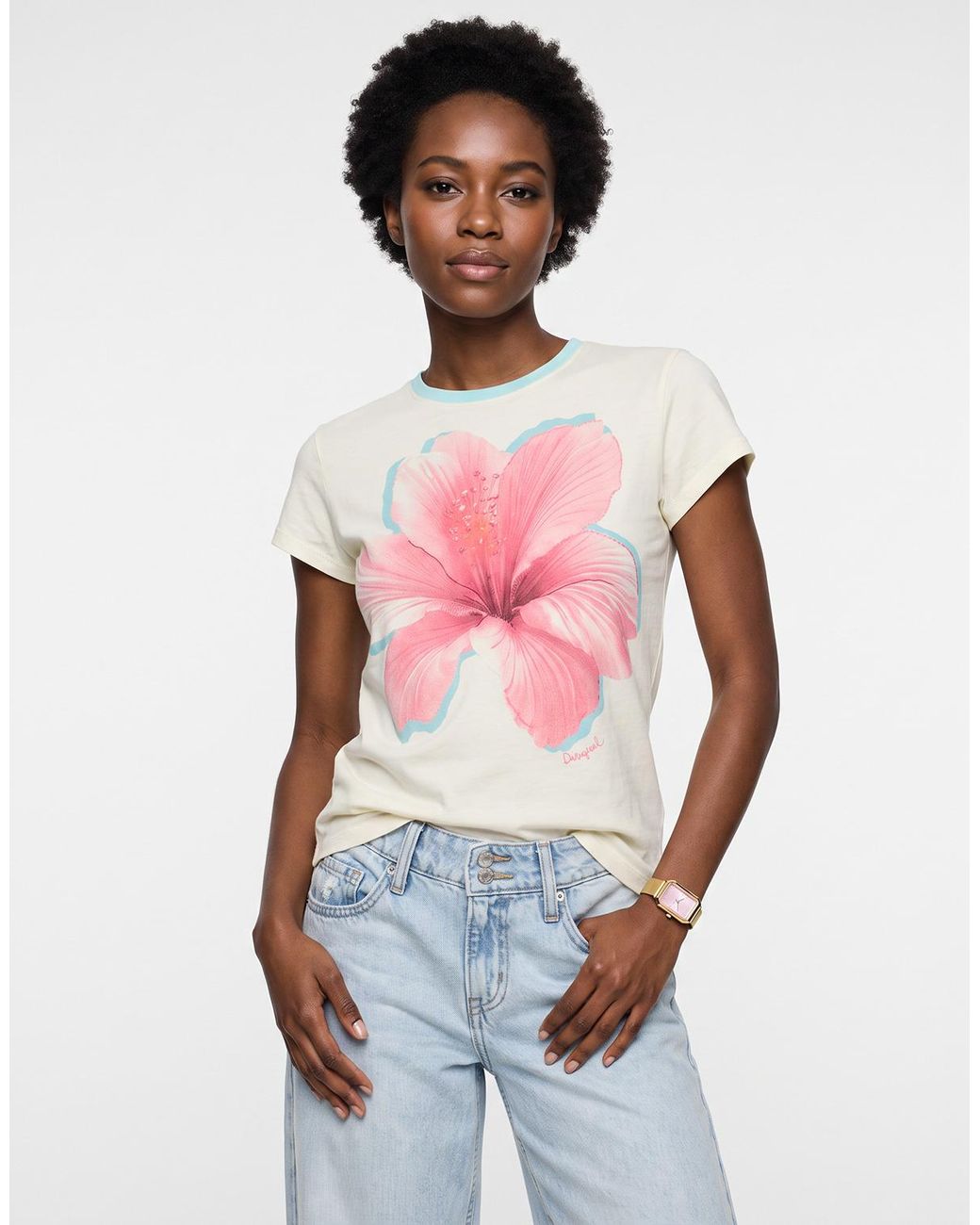 Desigual Pink T Shirt Yokohama
