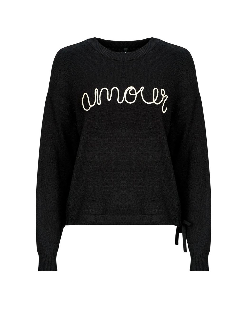 ONLY Black Sweatshirts Onlkatia Ls Text