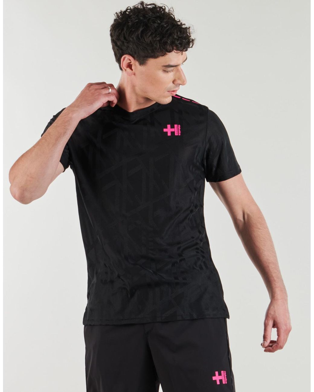 Helvetica Black T Shirt Bolt for men