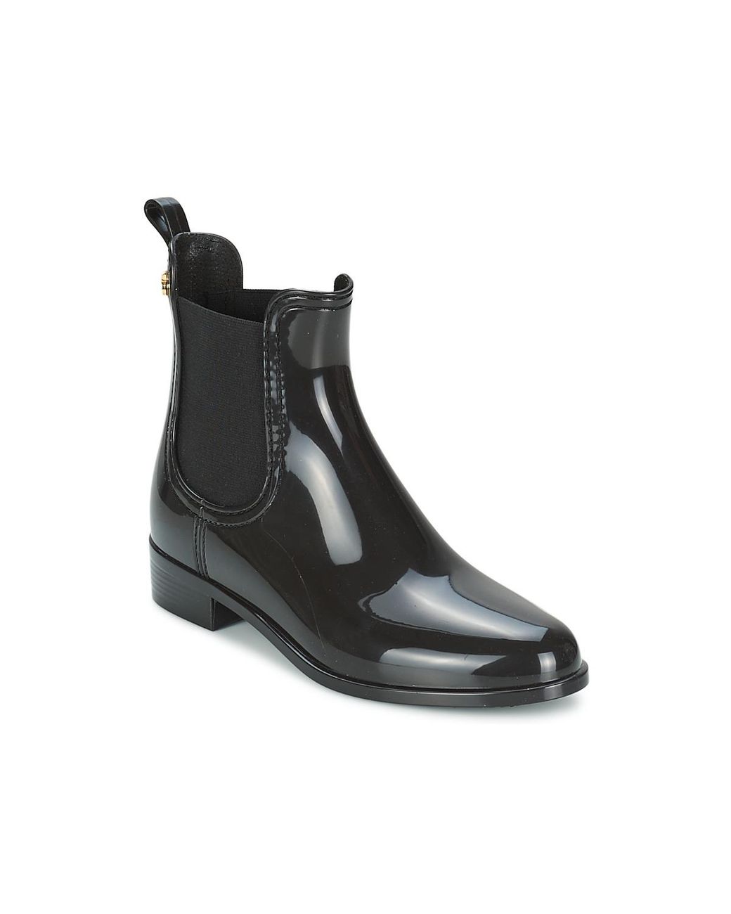 Lemon Jelly Black Comfy Wellington Boots