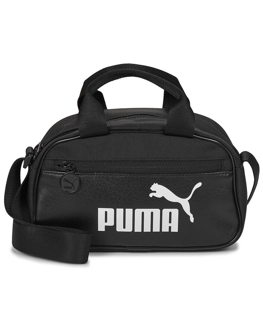 PUMA Black Sports Bag Campus Mini Grip Bag