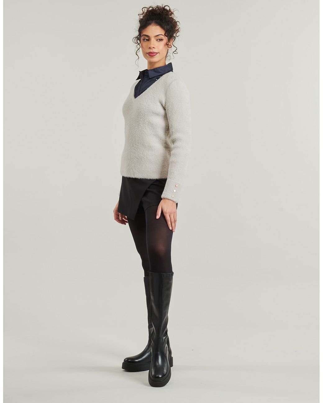 Morgan Gray Sweater Mvoove1