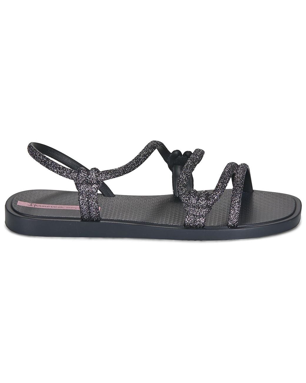 Ipanema Blue Flat Sandals Solar Glow Slide Fem