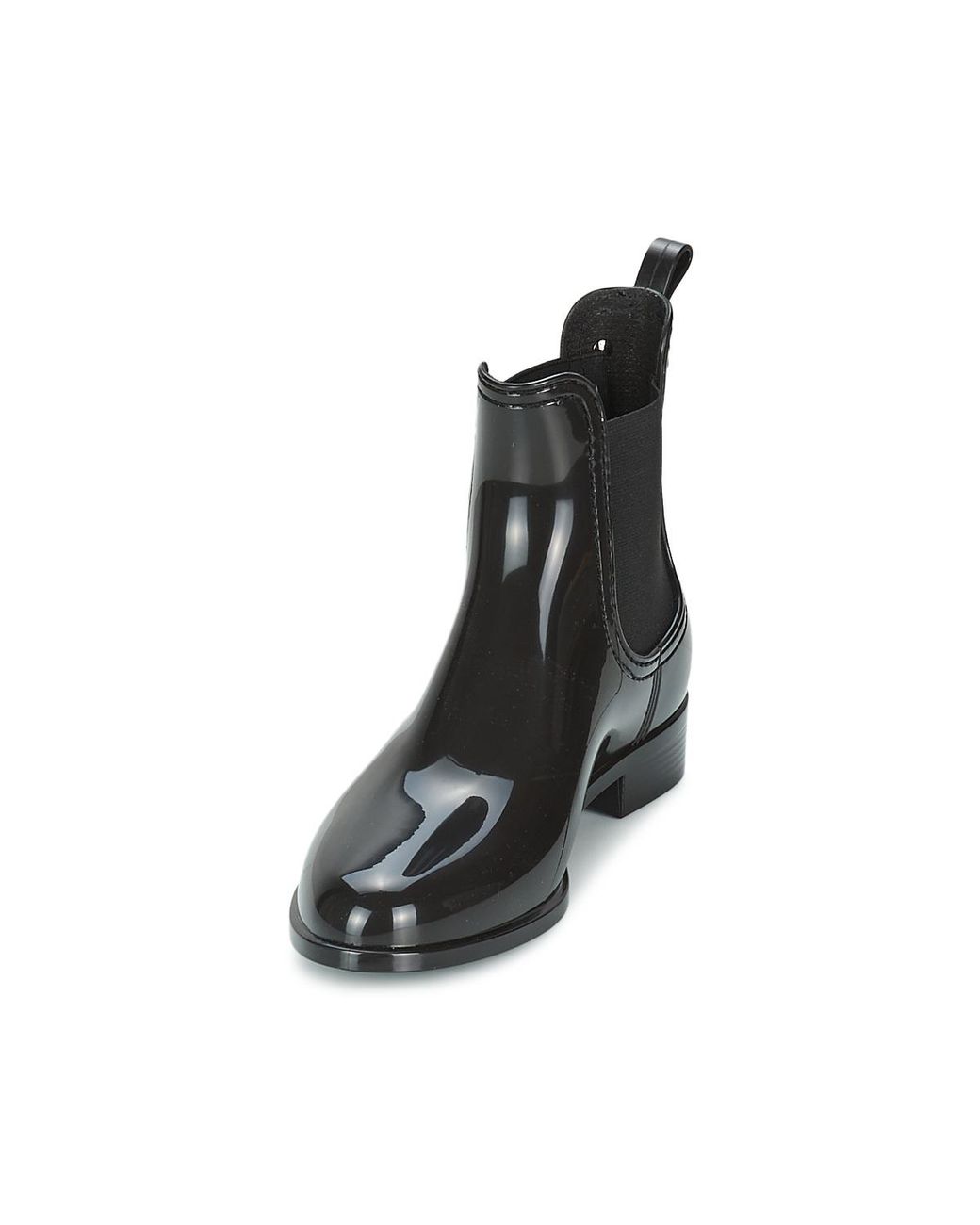 Lemon Jelly Black Comfy Wellington Boots
