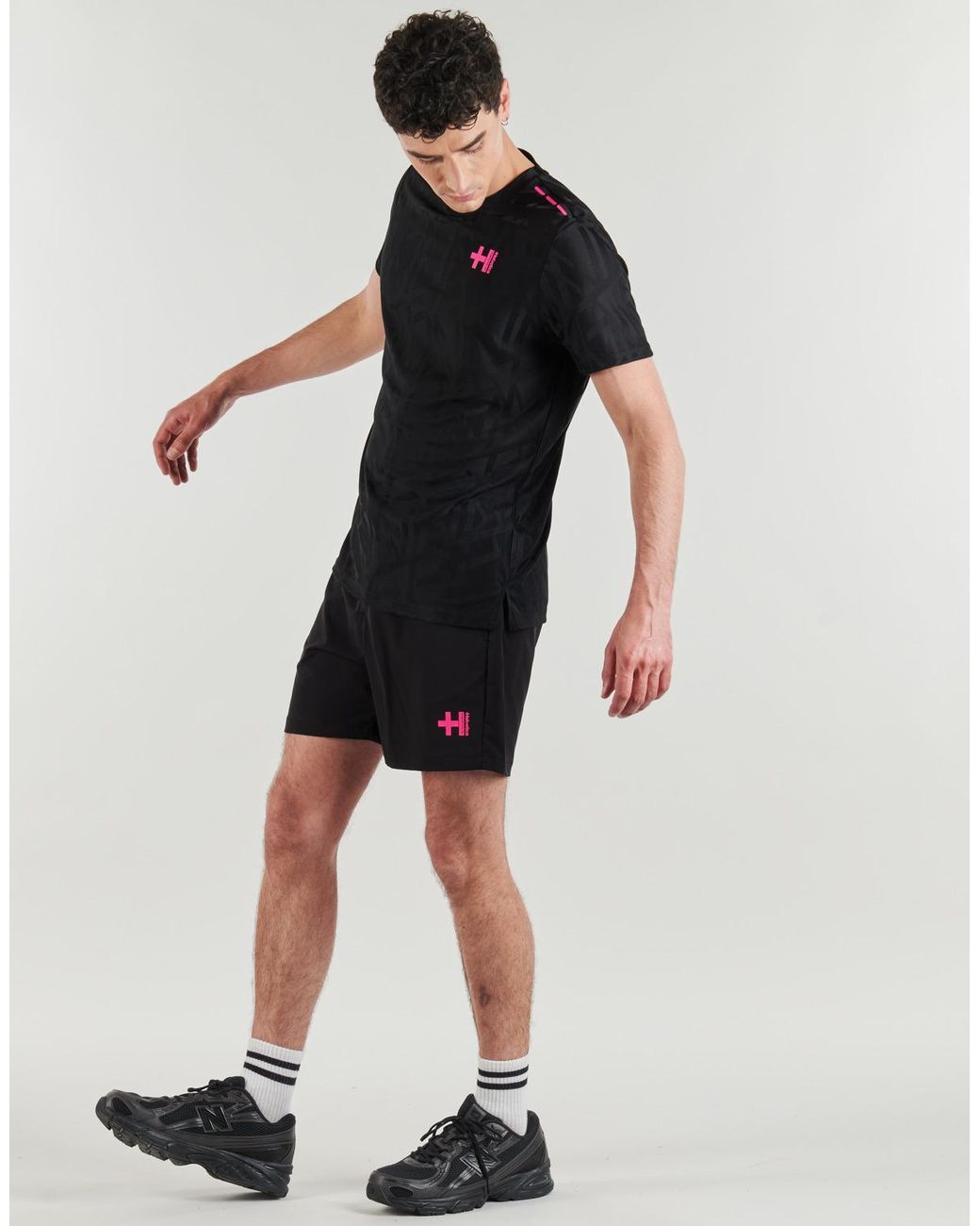 Helvetica Black Shorts Bolt for men