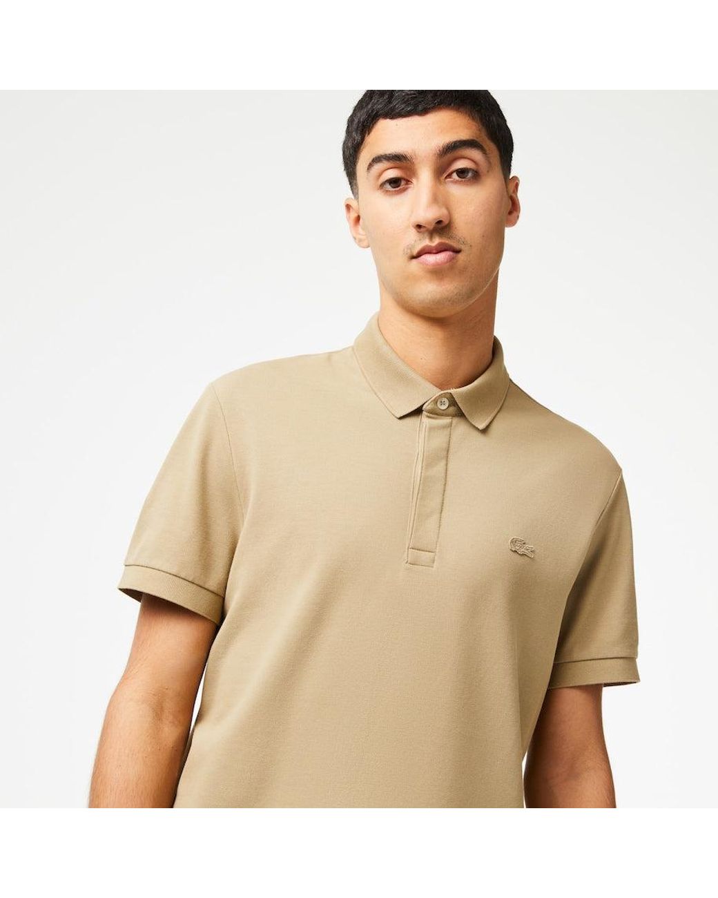 Lacoste Men's Paris Regular Fit Stretch Cotton Piqué Polo Lion in Green for  Men | Lyst