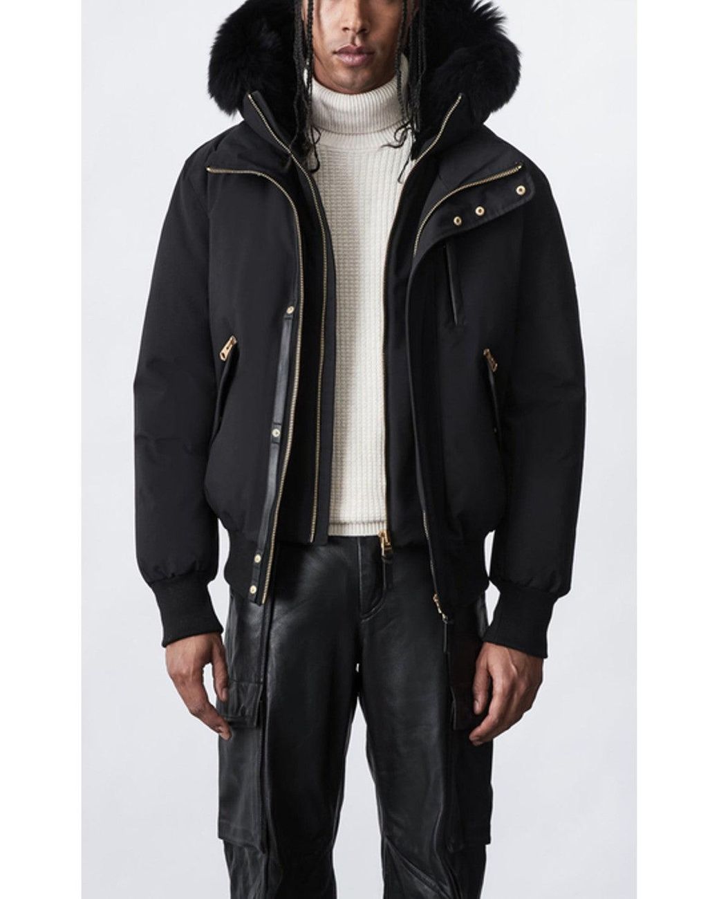 Mackage Dixon-bx Black-gold for Men | Lyst