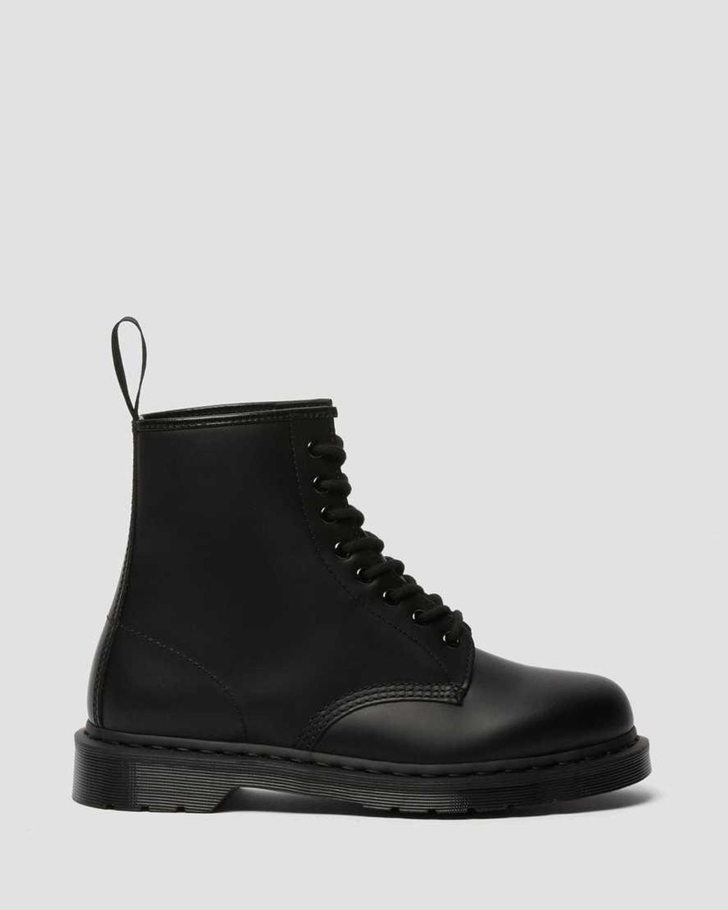 Dr. Martens 1460 Mono Smooth Leather Lace Up Boots Black | Lyst