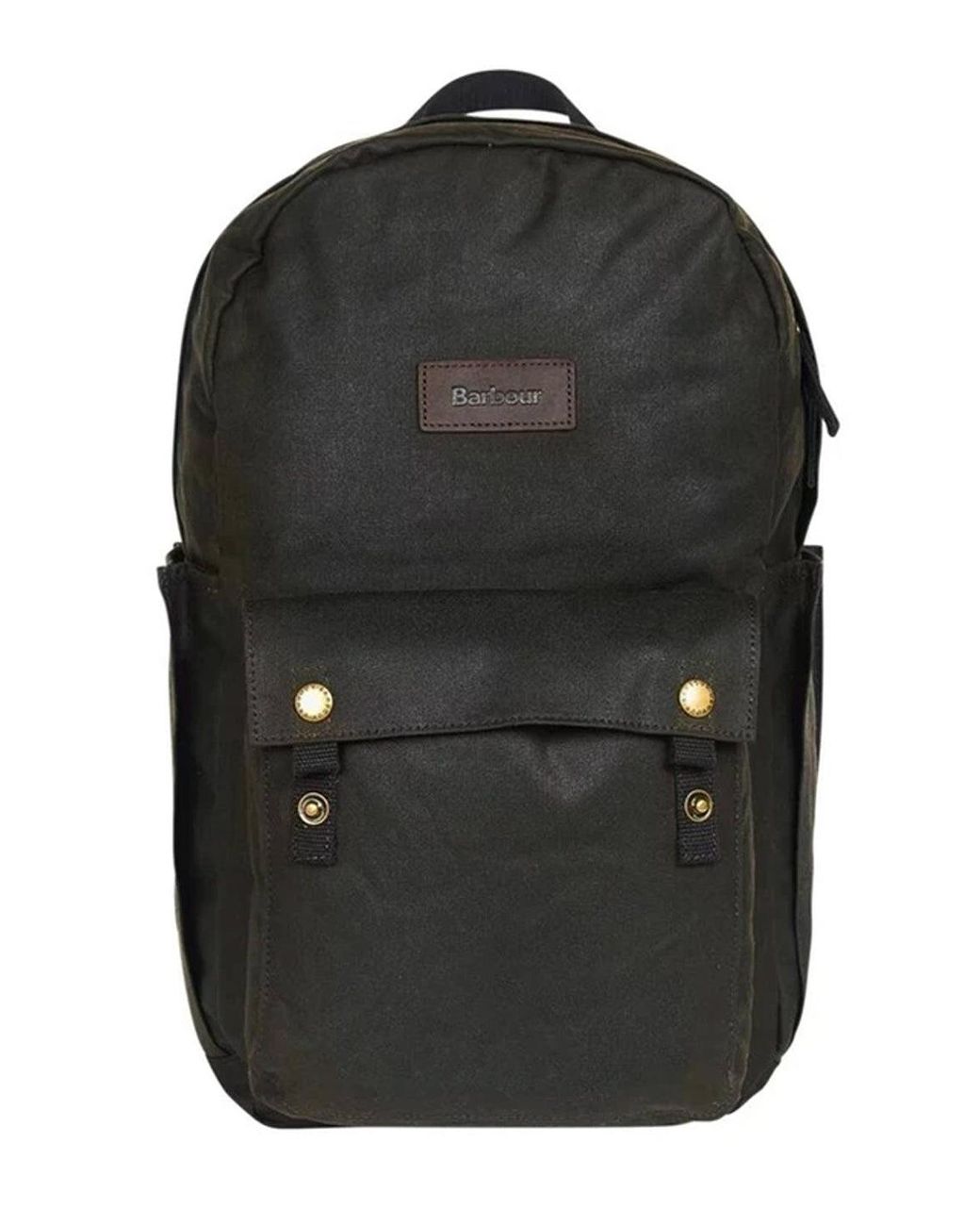 Barbour Explorer Wax Backpack Olive in Black for Men | Lyst