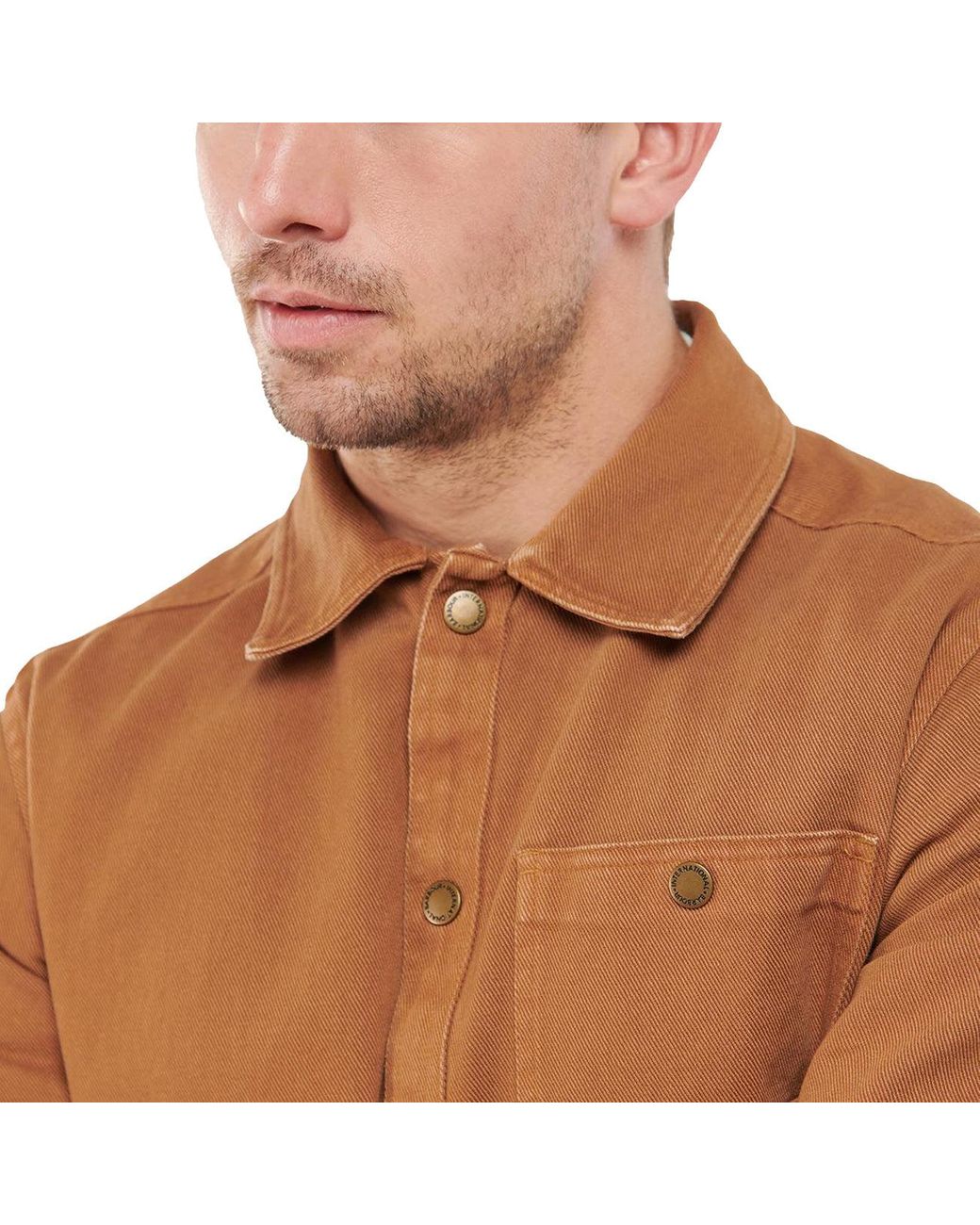 Barbour International Steve Mcqueen Josh Overshirt Cinnamon in Brown for  Men | Lyst