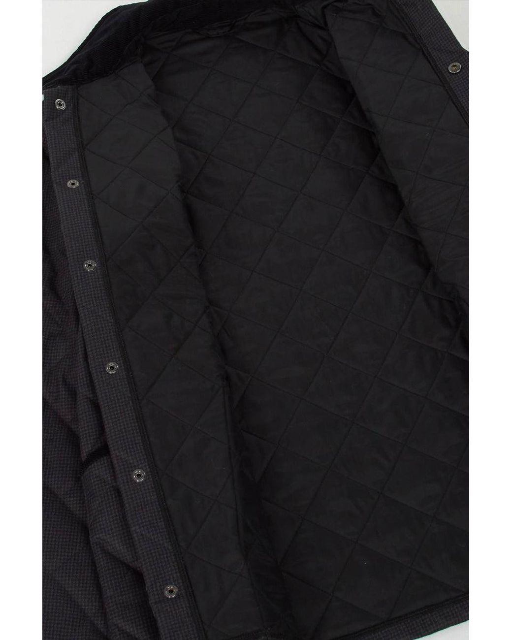 Barbour checked heron quilted jacket Clearance