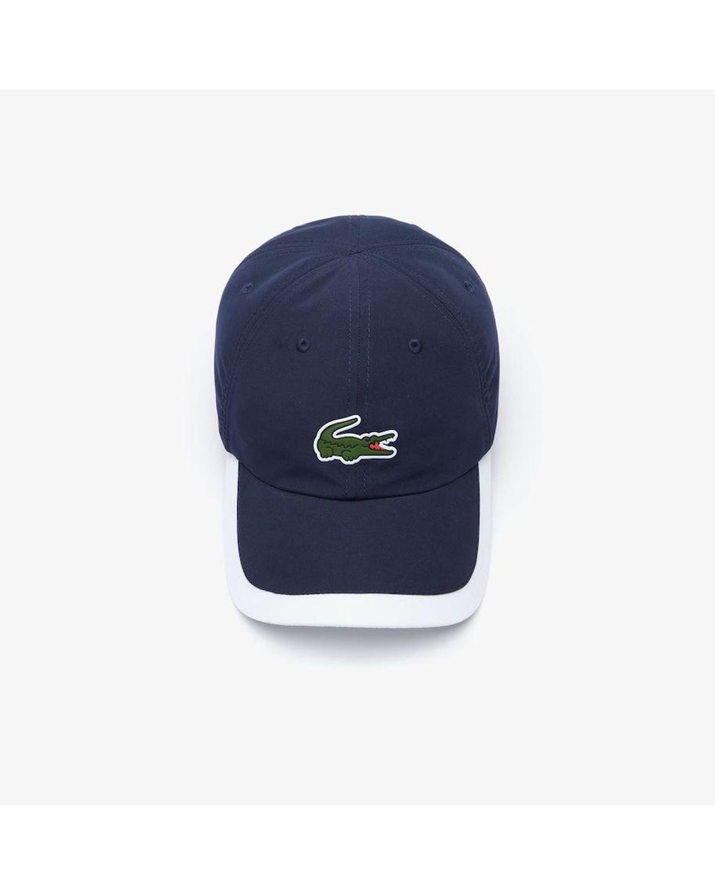 Lacoste Unisex Sport Contrast Border Lightweight Cap Navy Blue/white | Lyst