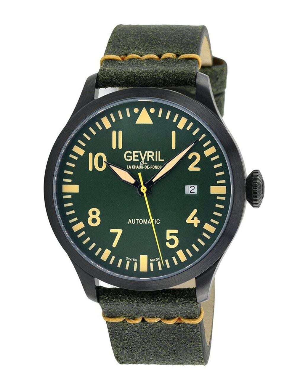 Gevril Green Vaughn Watch for men