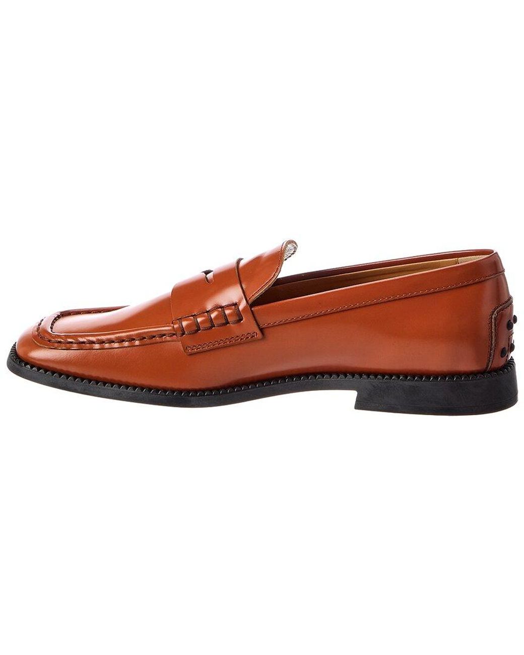 Tod's Brown Leather Loafer