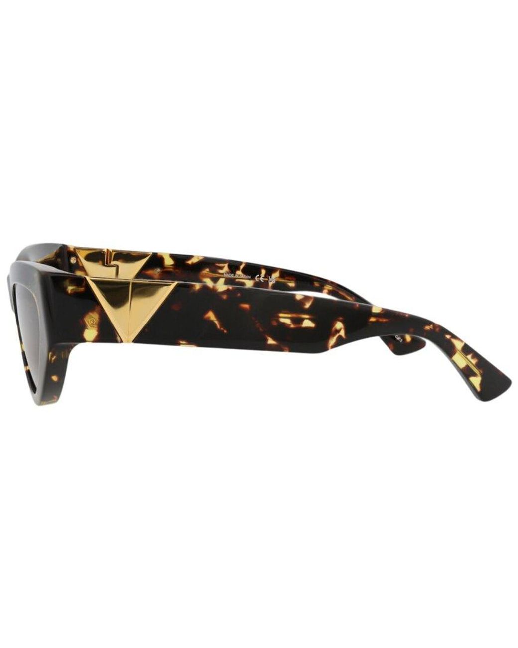 Bottega Veneta Brown 55Mm Sunglasses