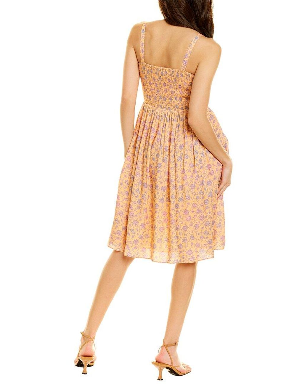 CELINA MOON Natural Midi Dress