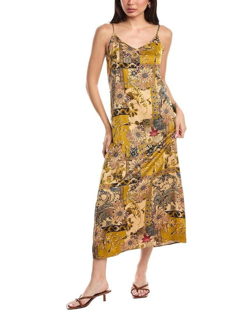 Element Yellow Slip Dress