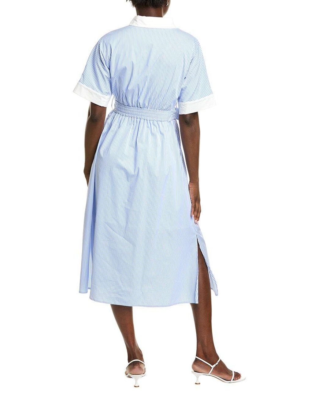 Gracia Blue A-Line Dress
