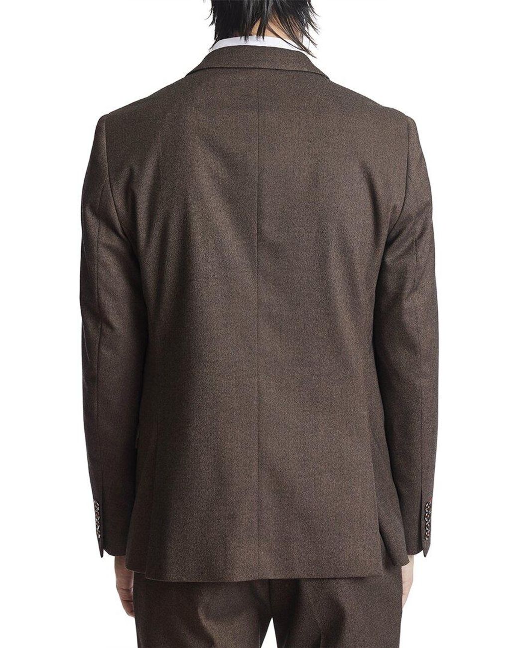 Paisley & Gray Brown Dover Notch Jacket for men