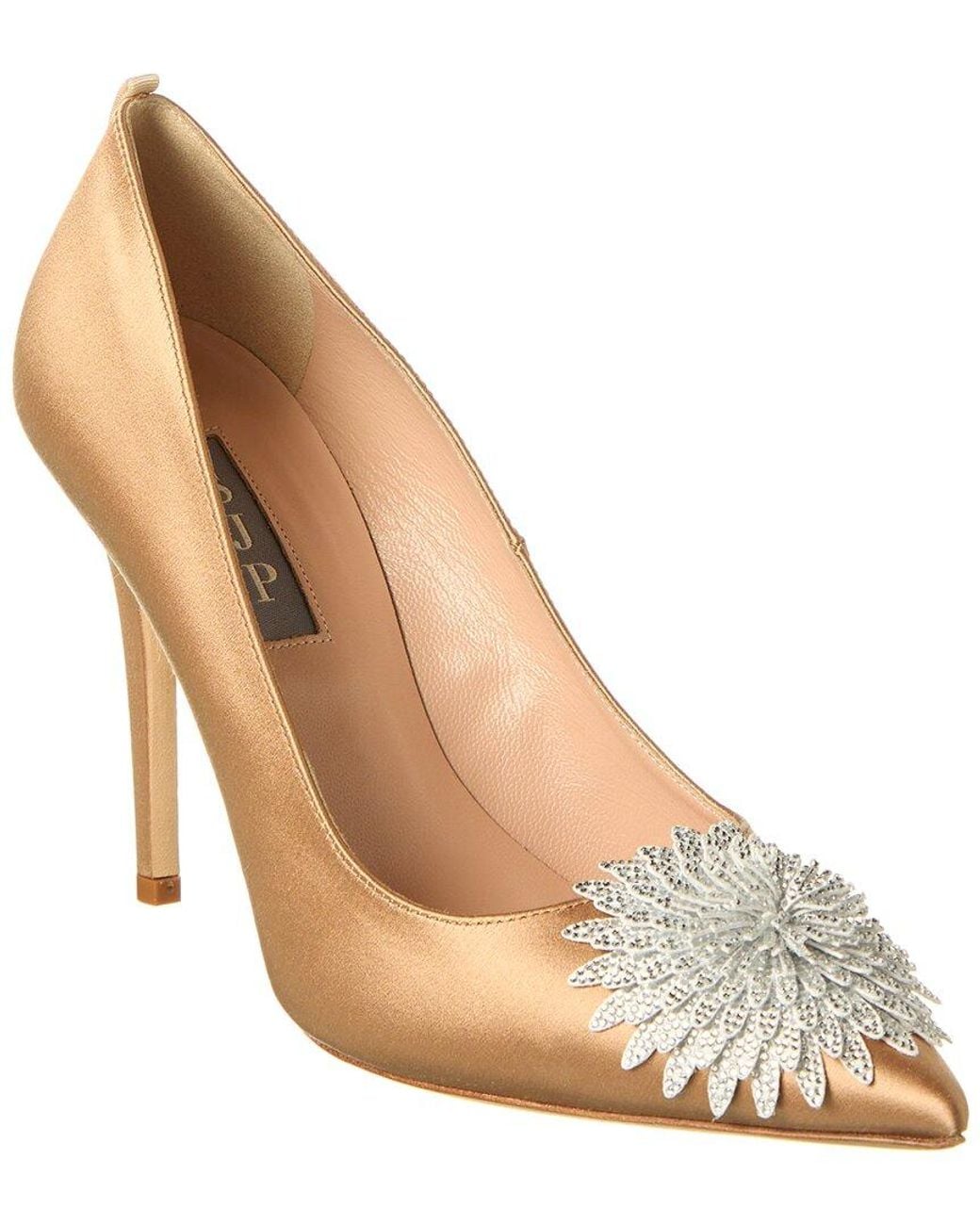 SJP by Sarah Jessica Parker White Safa 100 Satin Pump