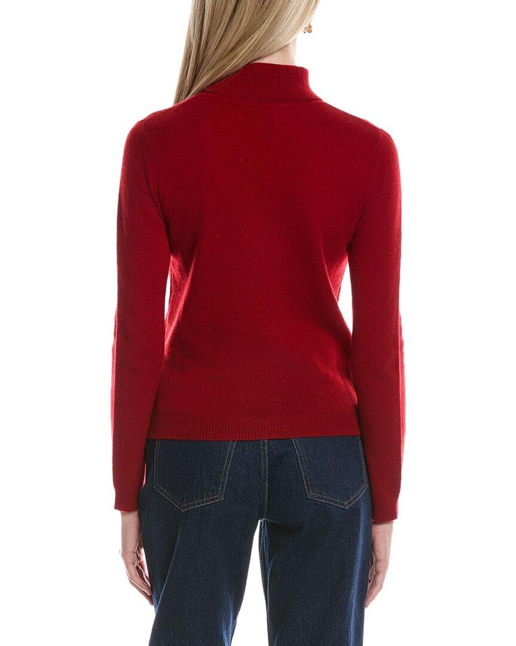 Maison Heritage Red Zoe Cashmere Sweater