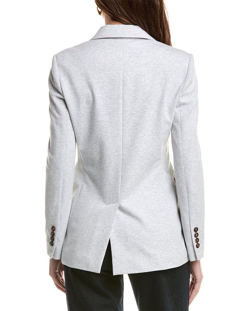Brunello Cucinelli Gray Blazer