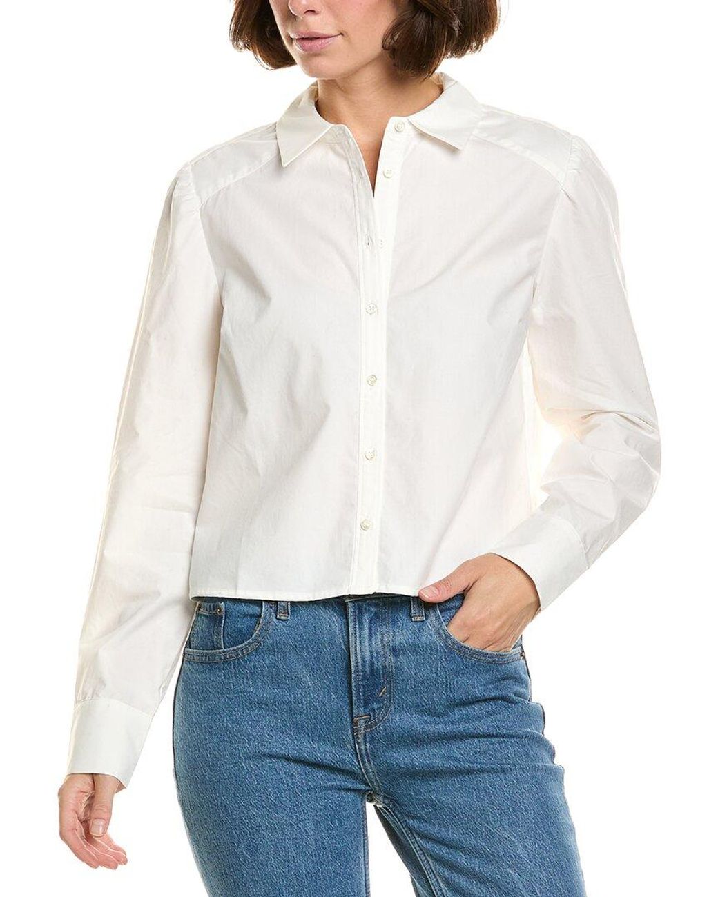 PAIGE White Hettie Shirt