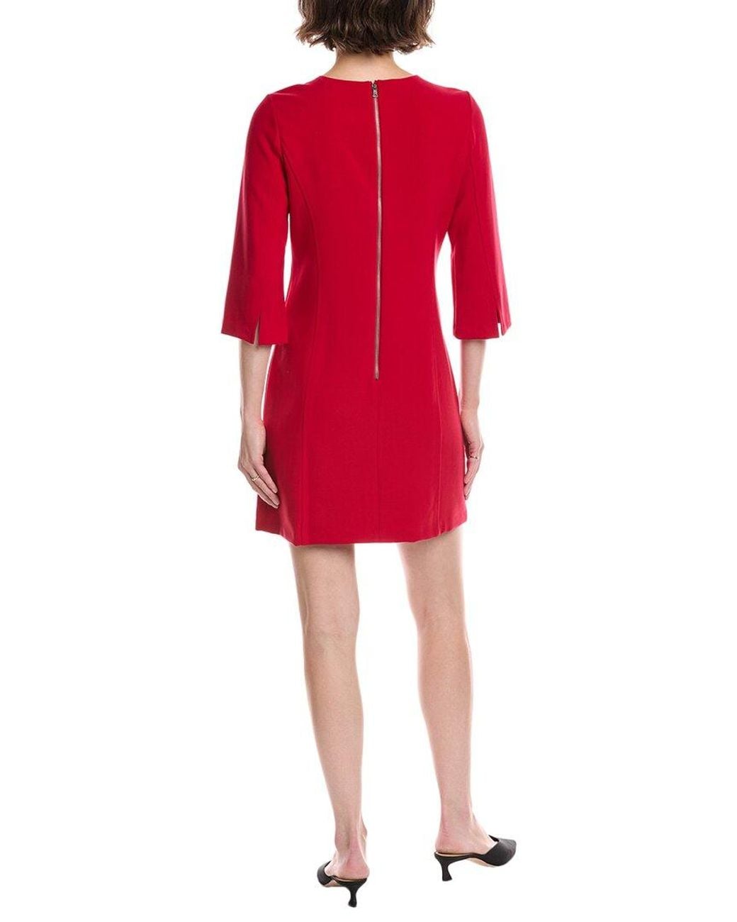 Alice + Olivia Red Gem Shift Dress