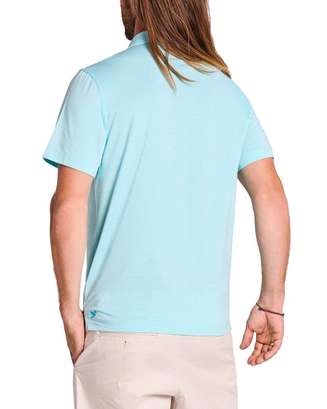 Life Is Good. Blue Sun Crusher Polo Shirt for men