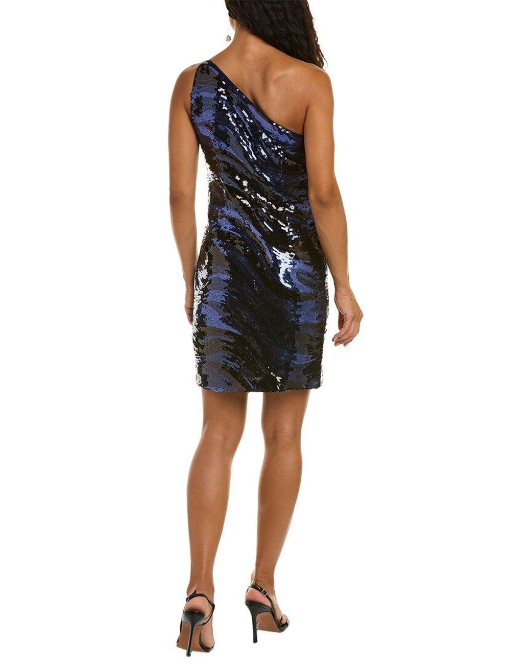 Halston Heritage Black Gabriella Sheath Dress