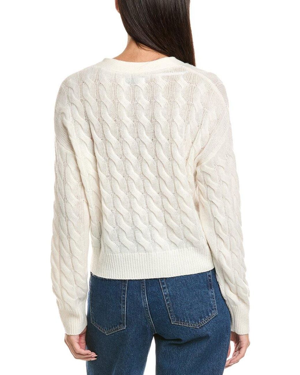 NAADAM White Wool & Cashmere-Blend Cardigan