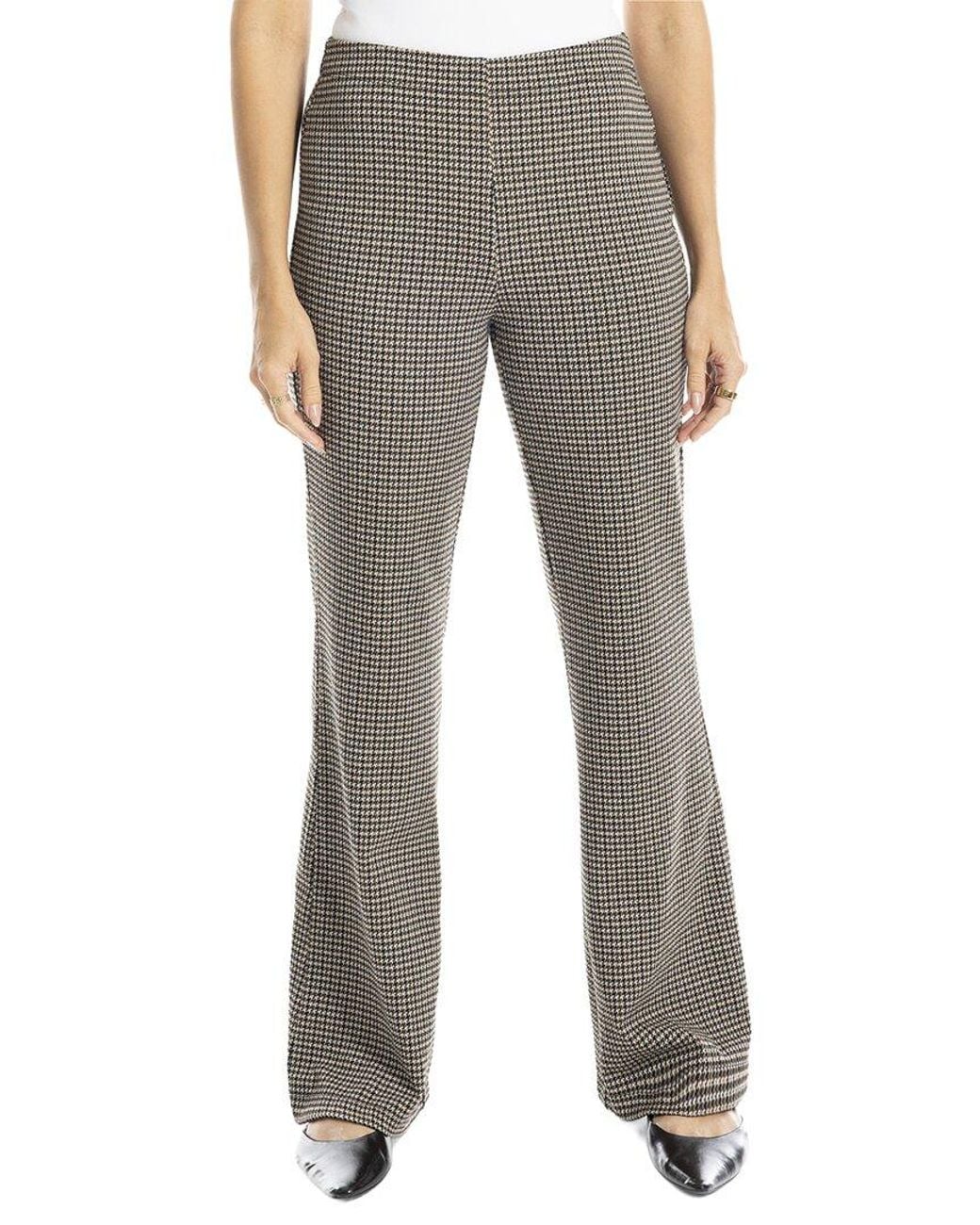 Max Studio Gray Double Knit Slim Bootleg Pant