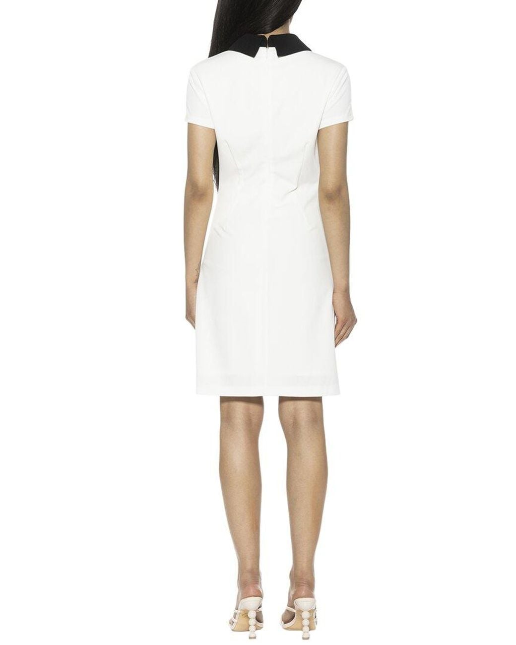 Alexia Admor White Sandra Shift Dress