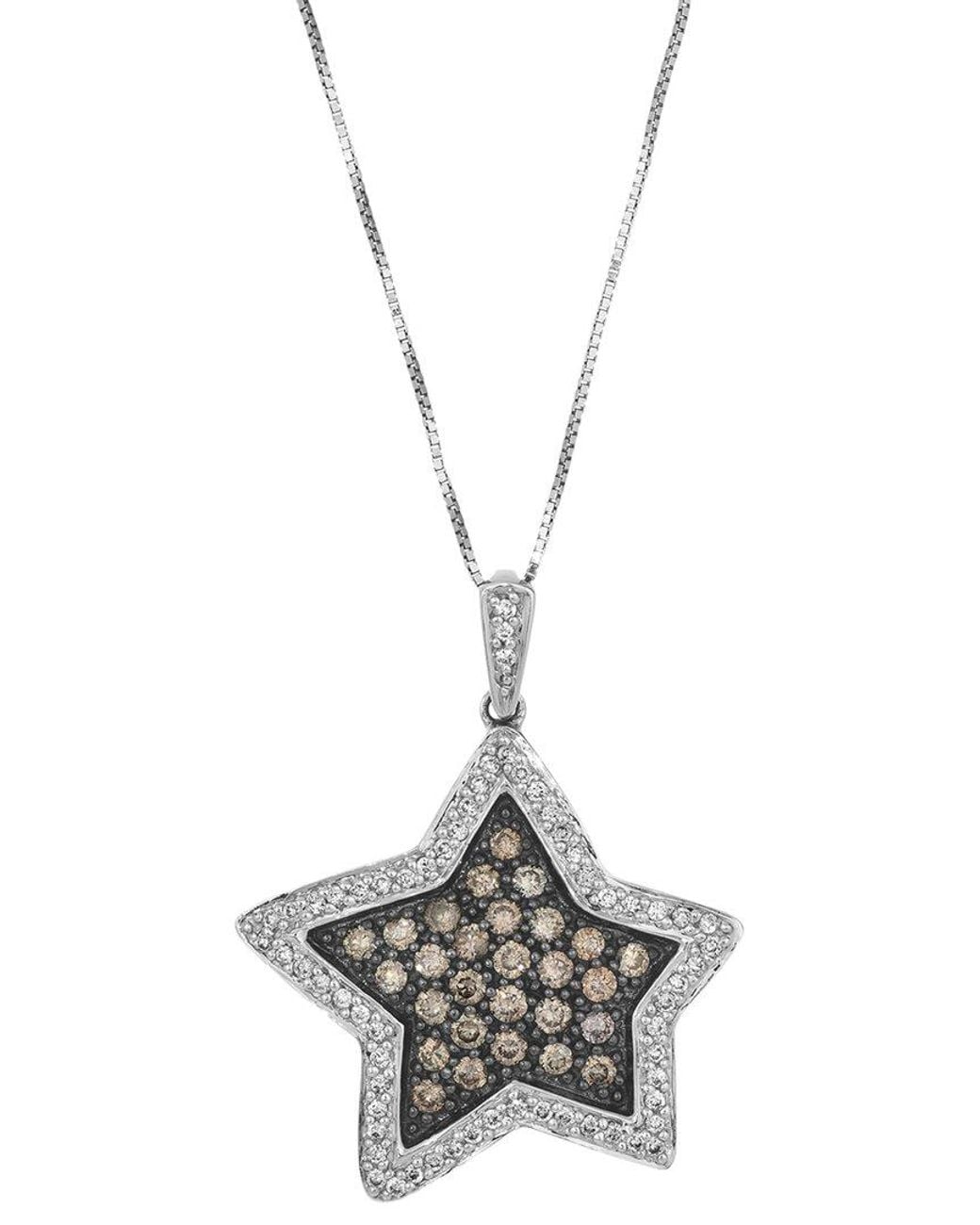 Le Vian White 14K 0.76 Ct. Tw. Diamond Pendant Necklace