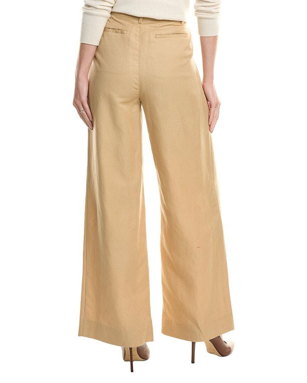 Tommy Bahama Natural Cora Raw Edge Twill Trouser