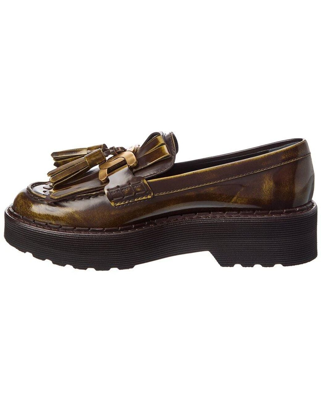 Tod's Brown Leather Loafer