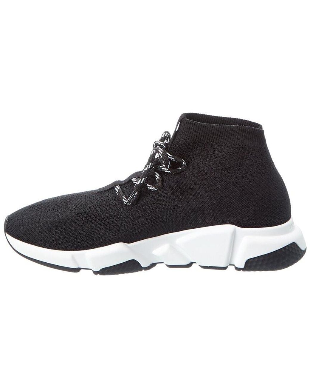 Balenciaga Black Speed Lt Lace-Up Sneaker for men