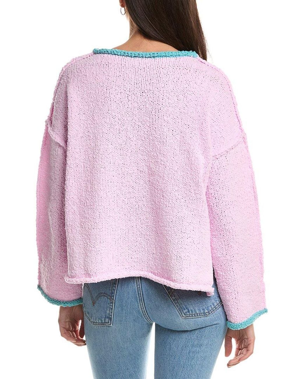 Fate Red Furled Sweater