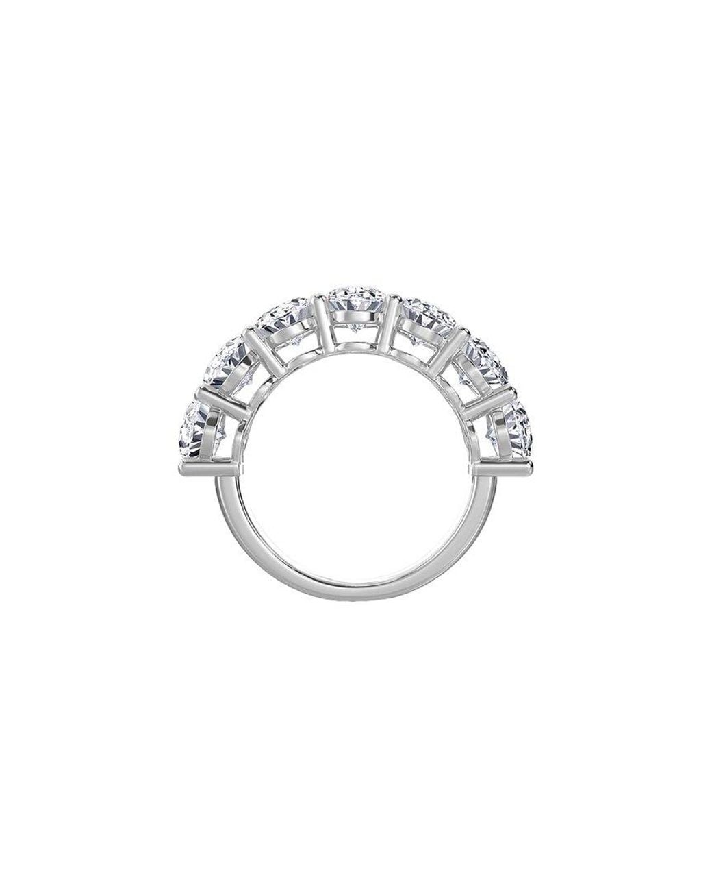 Diana M White Diana M. Fine Jewelry 14k 1.43 Ct. Tw. Lab Grown Diamond Half-eternity Ring