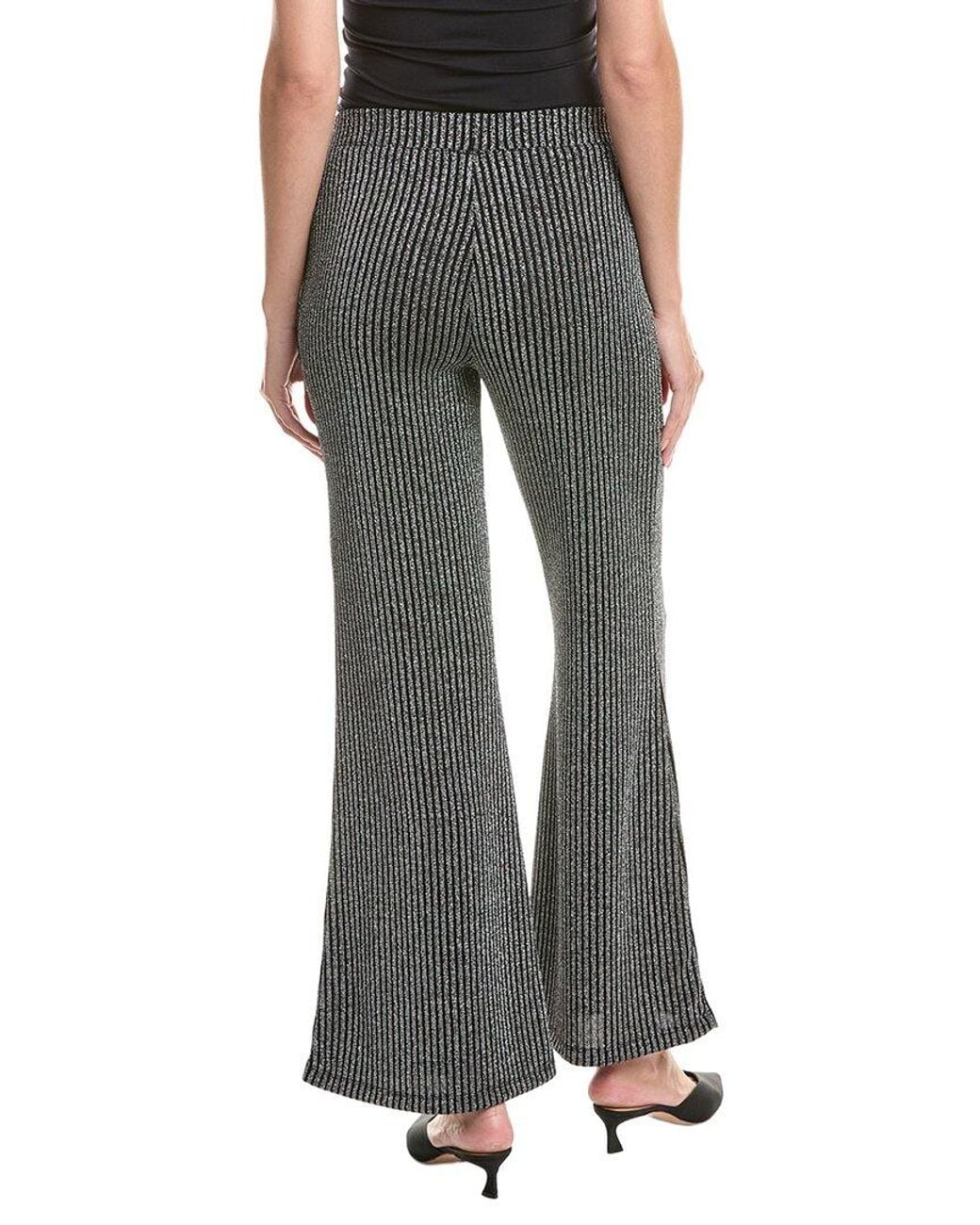 Johnny Was Gray Jenna Metallic Easy Pant