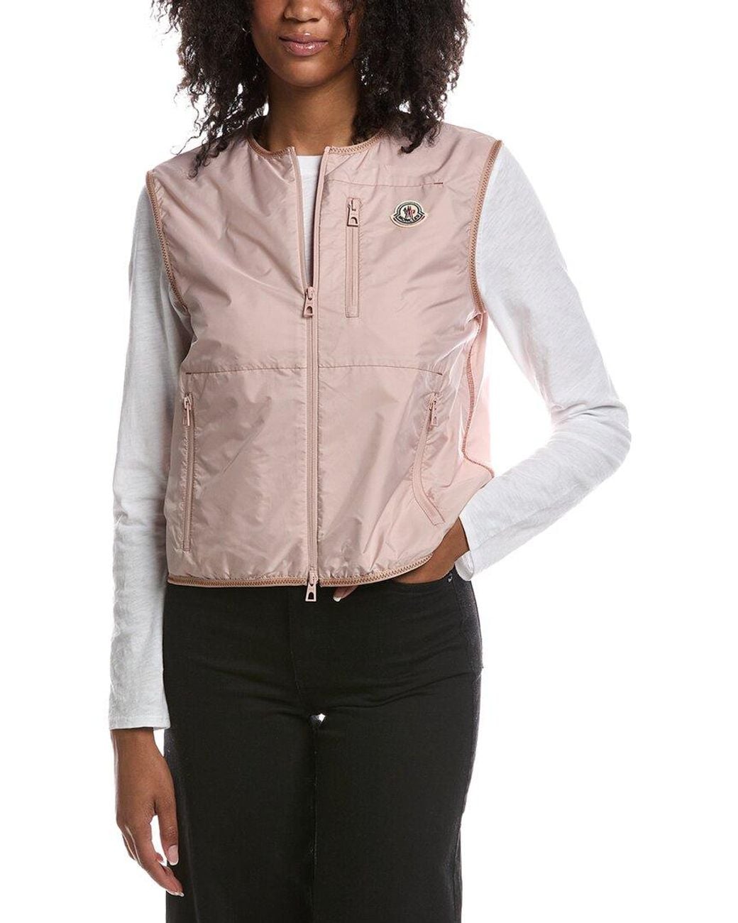 Moncler Pink Alshain Vest