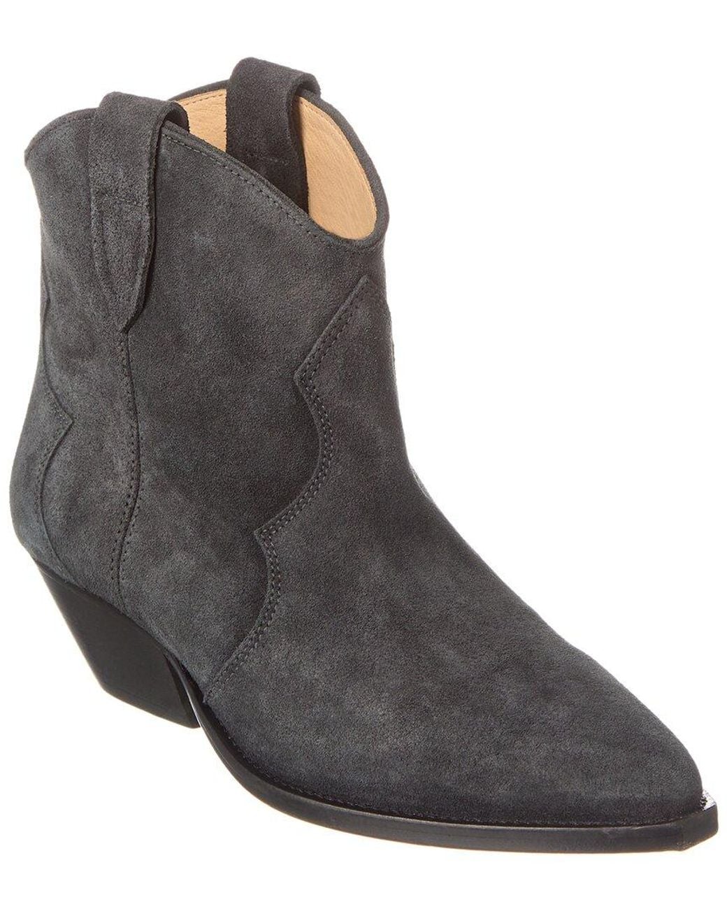 Isabel Marant Black Dewina Suede Bootie