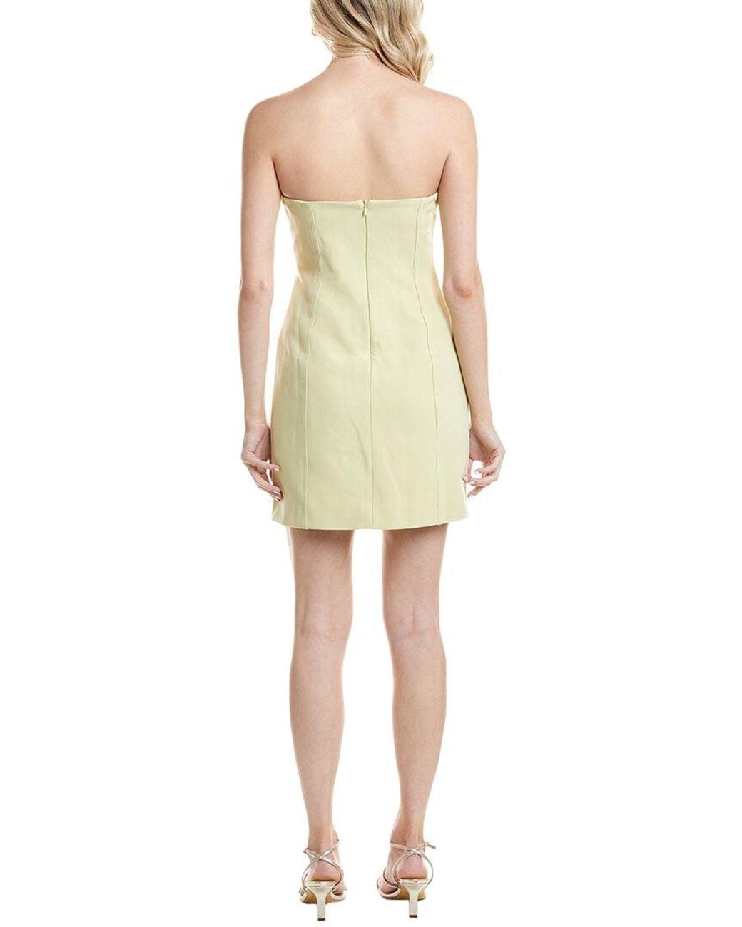 Astr Yellow Mekhi Mini Dress